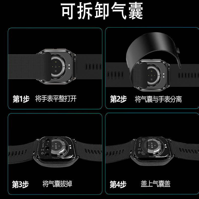 Cross-Border Popular Smart Watch S17 Bluetooth Call Blood Pressure Electrocardiogram Nfc Heart Rate Sleep Sports Body Temperature Sos