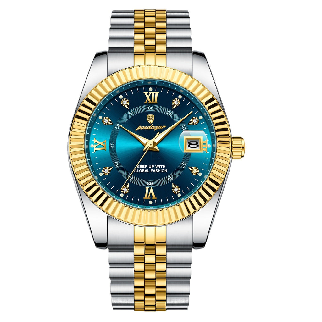 Swiss Brand Watches Men's New Luxury Calendar Men's Watches Live Foreign Trade Explosions A Generation Of Hair